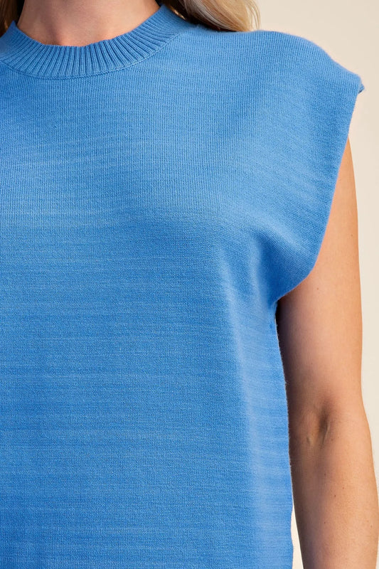 Knit Blue Top
