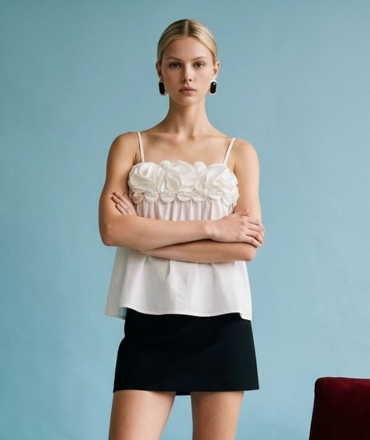 Flower White Top