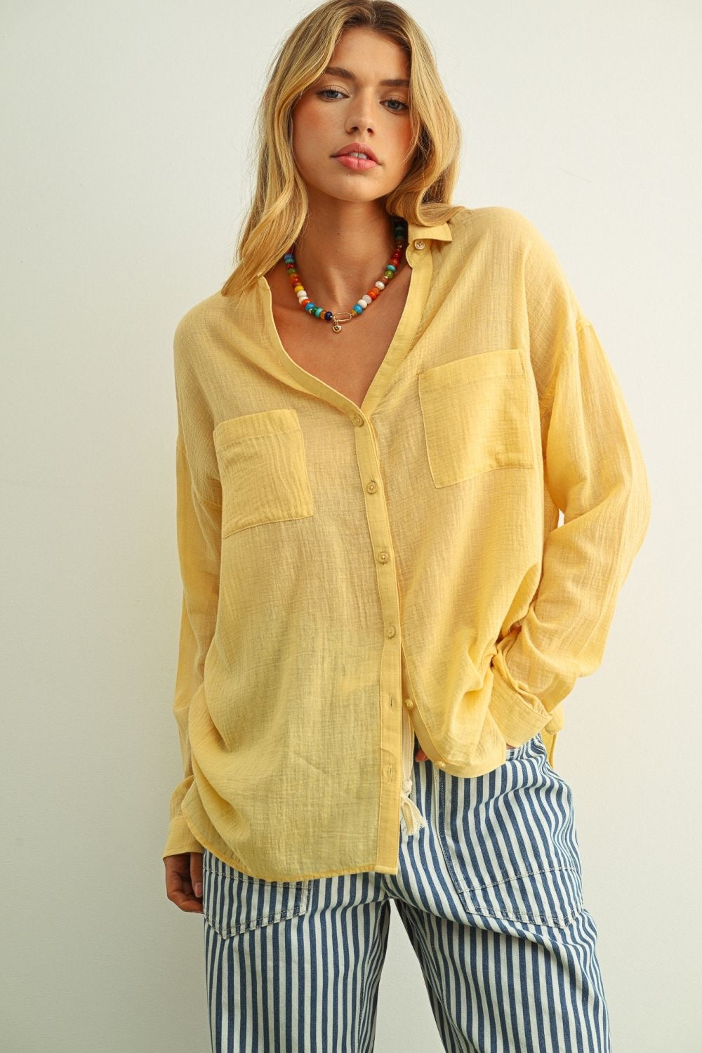 Butter Yellow Shirt