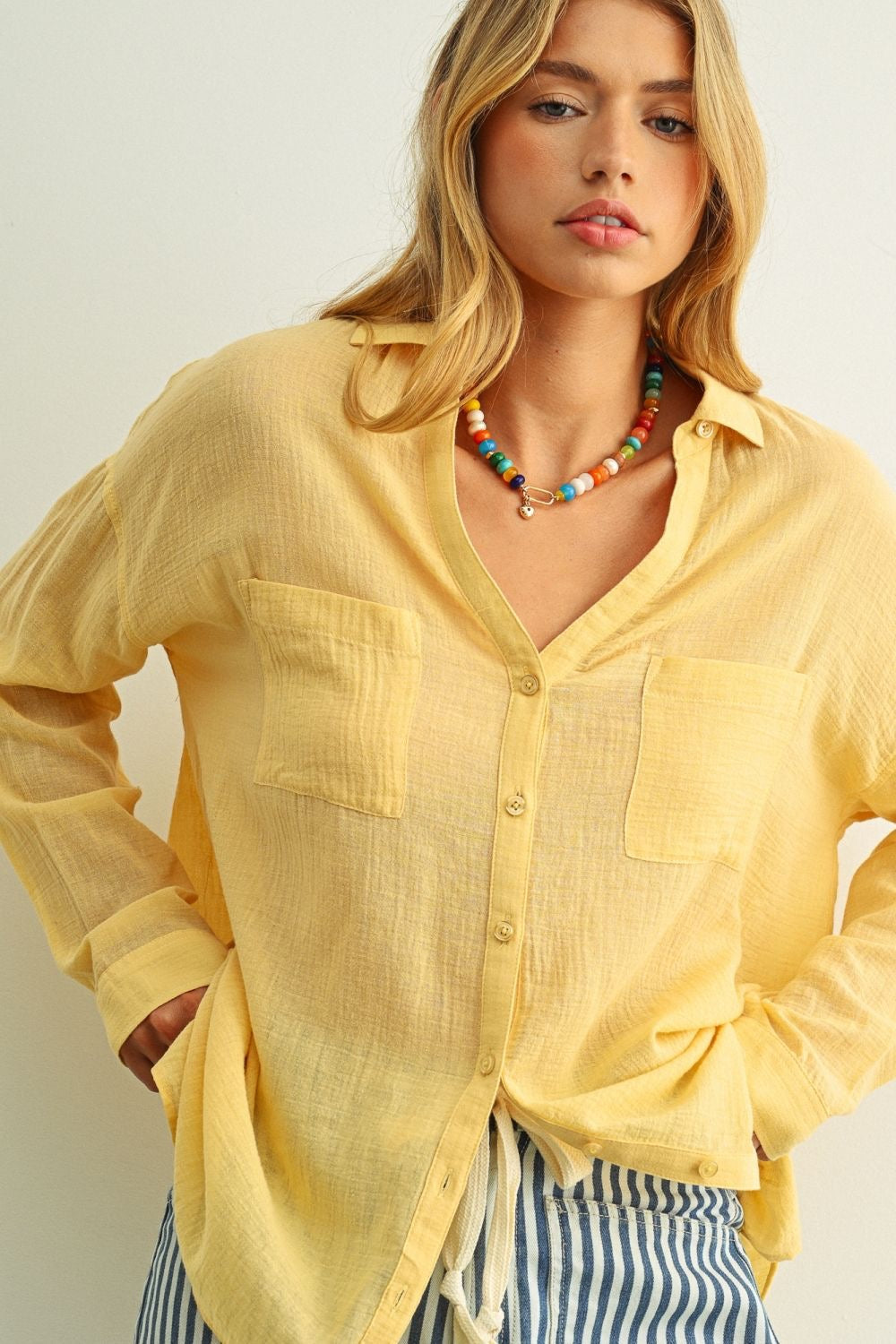 Butter Yellow Shirt