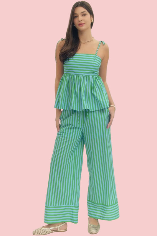 Jodi Striped Set
