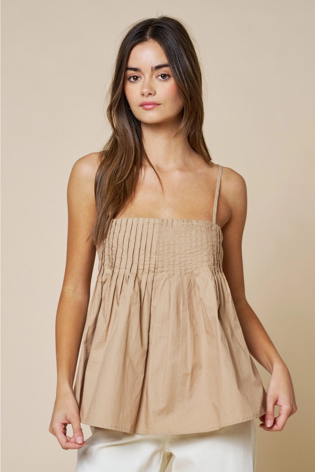 Lorena Khaki Top