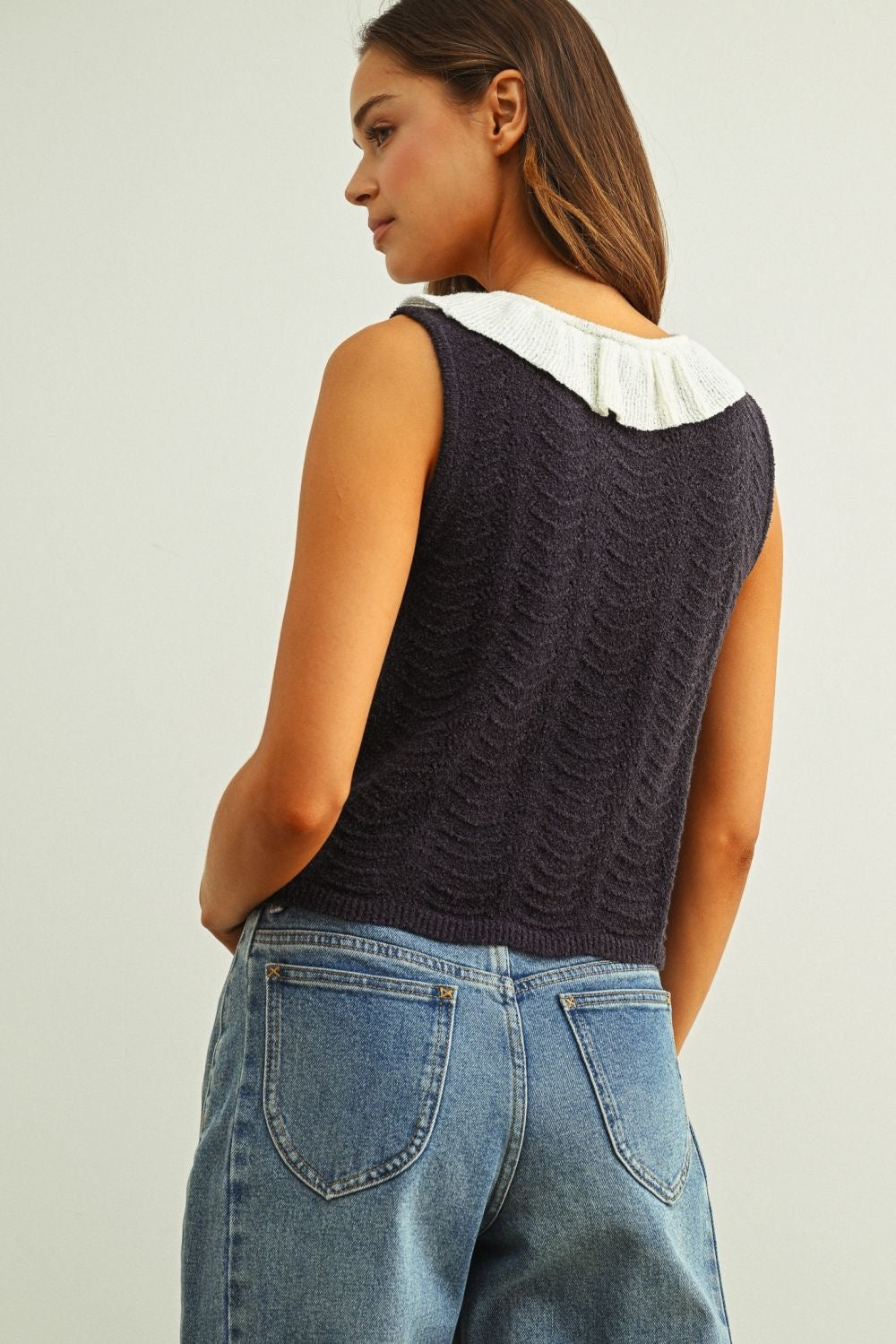 Lucila Navy Top