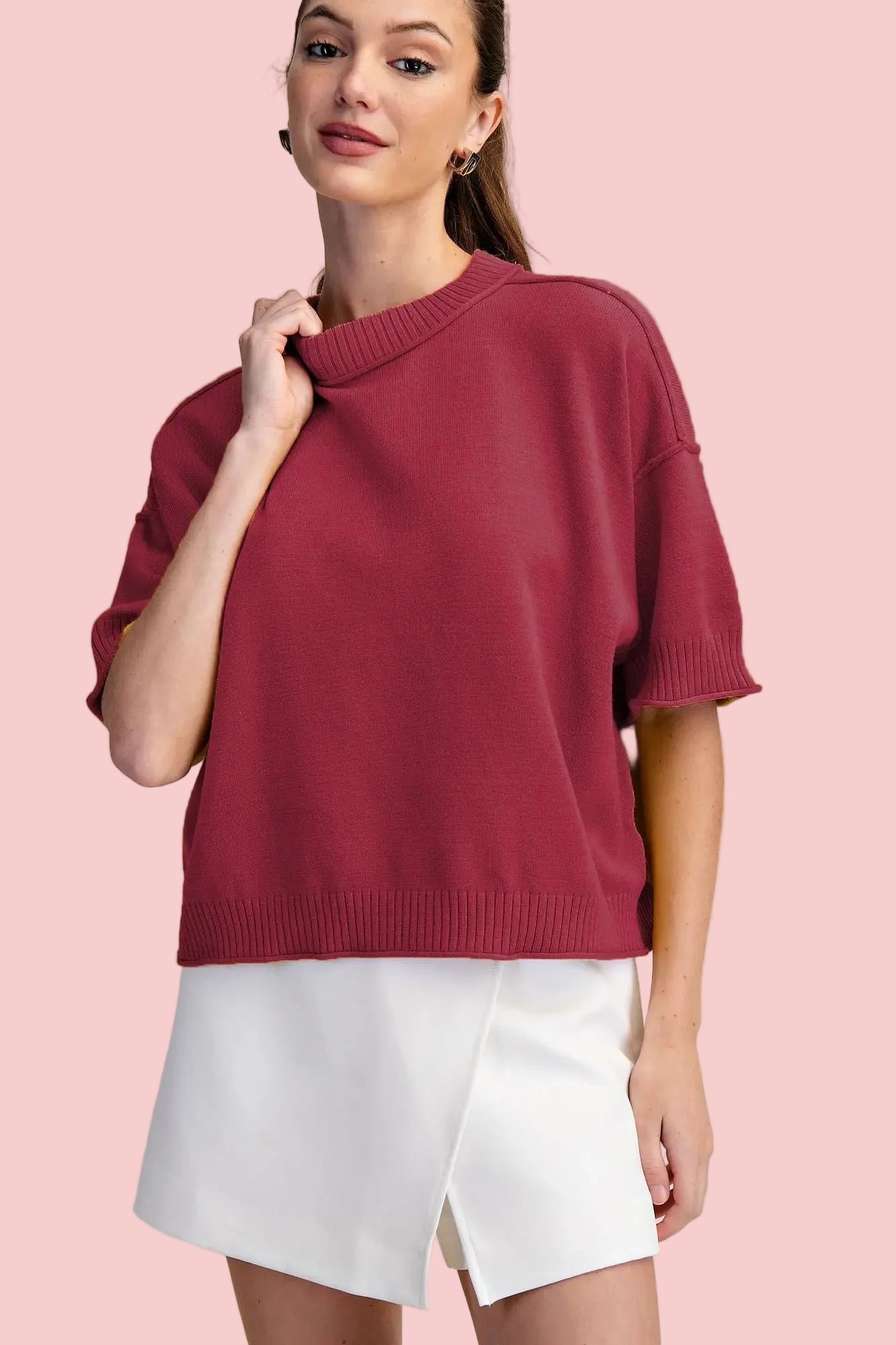 Diana Short Sleeve Sweater