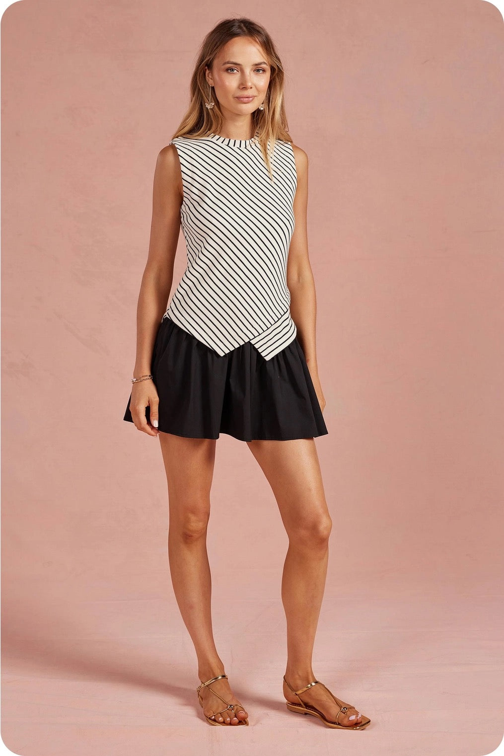 Striped Mini Dress