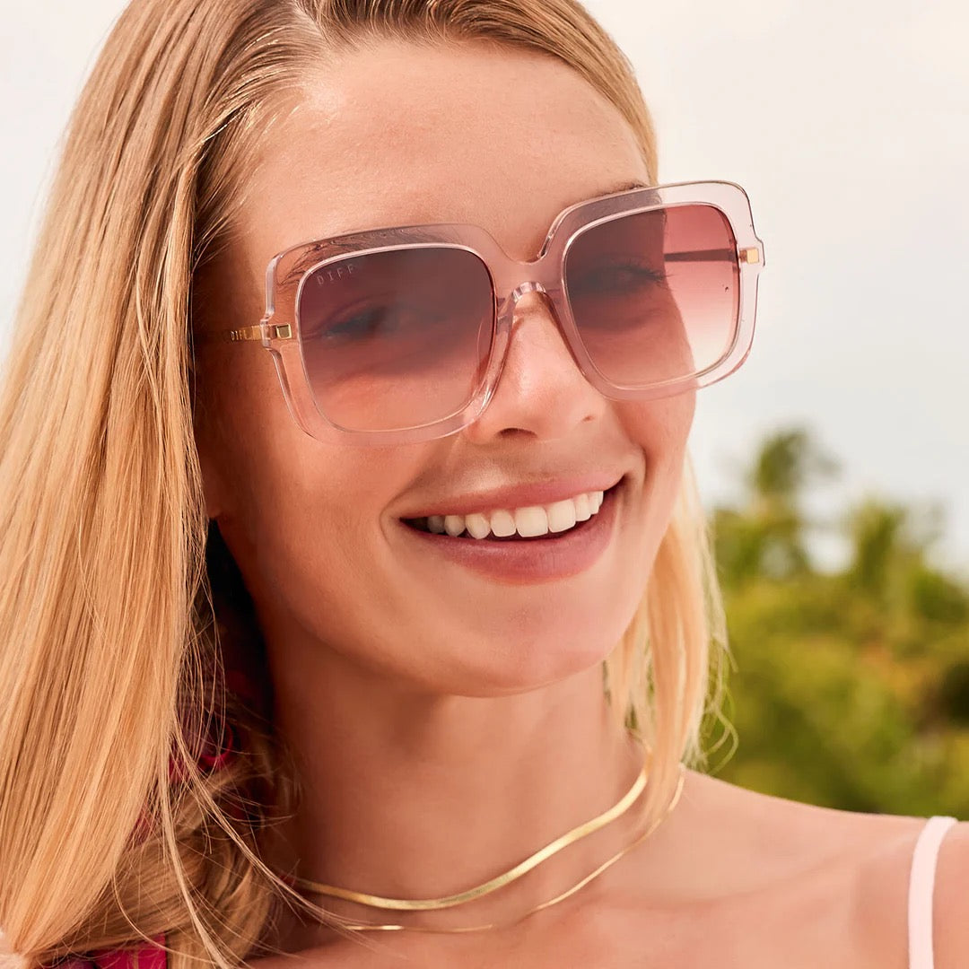 DIFF Sandra LT Pink Sunglasses