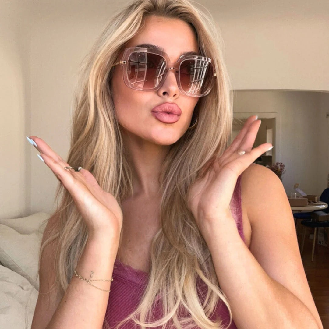 DIFF Sandra LT Pink Sunglasses