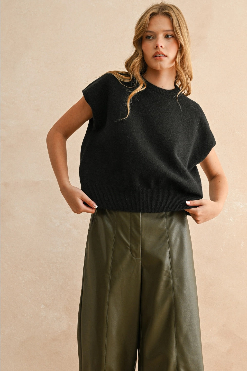 Black Sweater Loose Fit