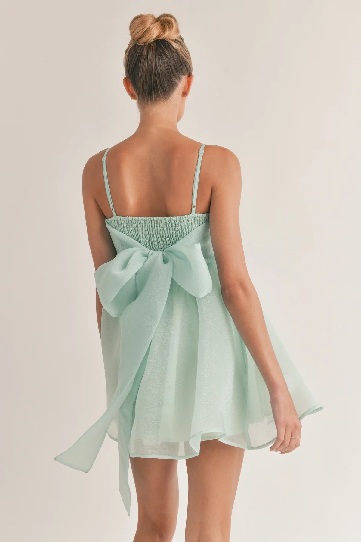 Minty Breeze Mini Dress