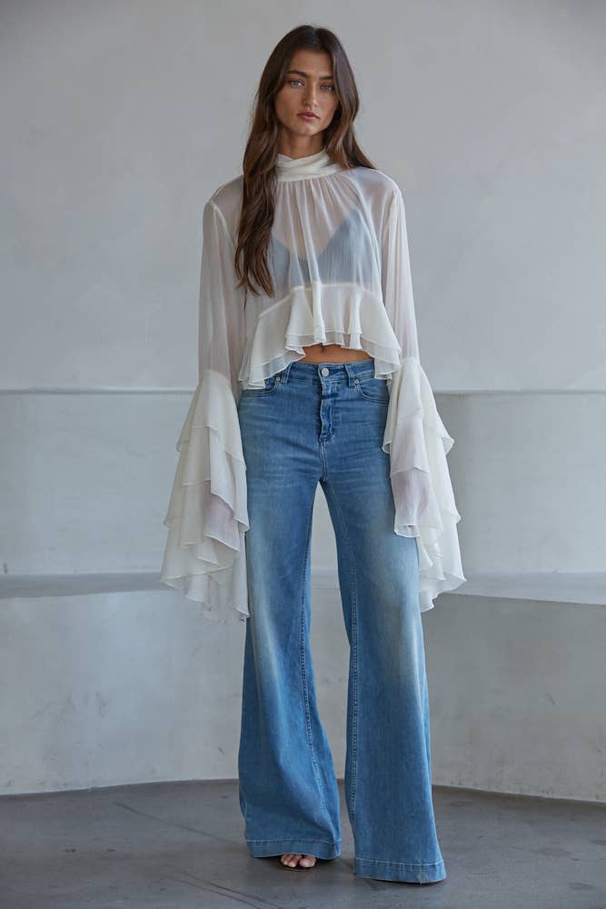 Becka Chiffon Top
