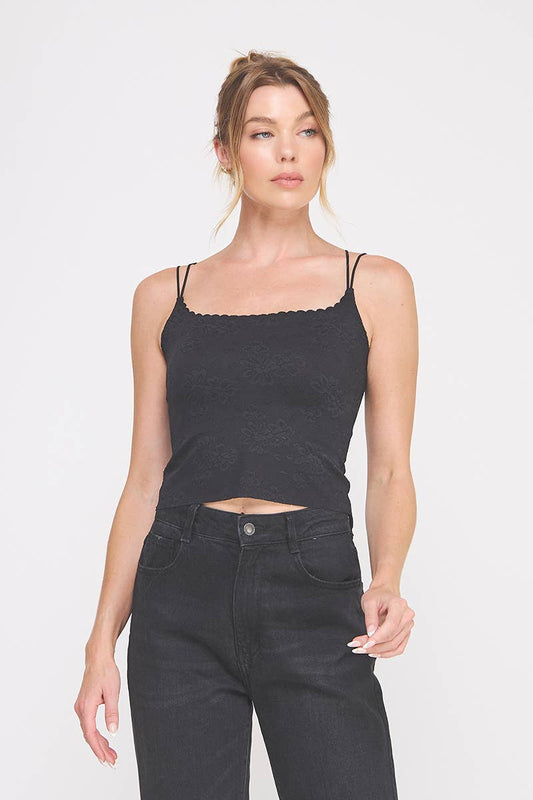 Lace Cami Black