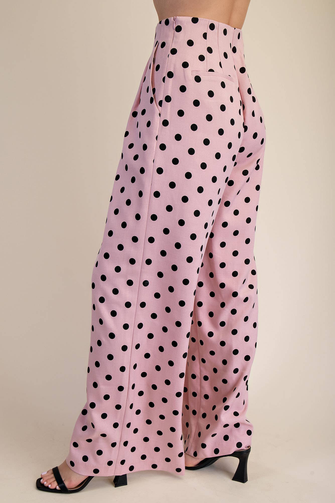 Pink Polka Dot Pants