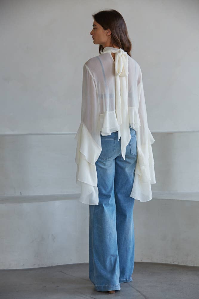 Becka Chiffon Top