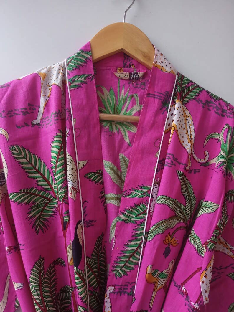 Floral  Print Robe Cover up