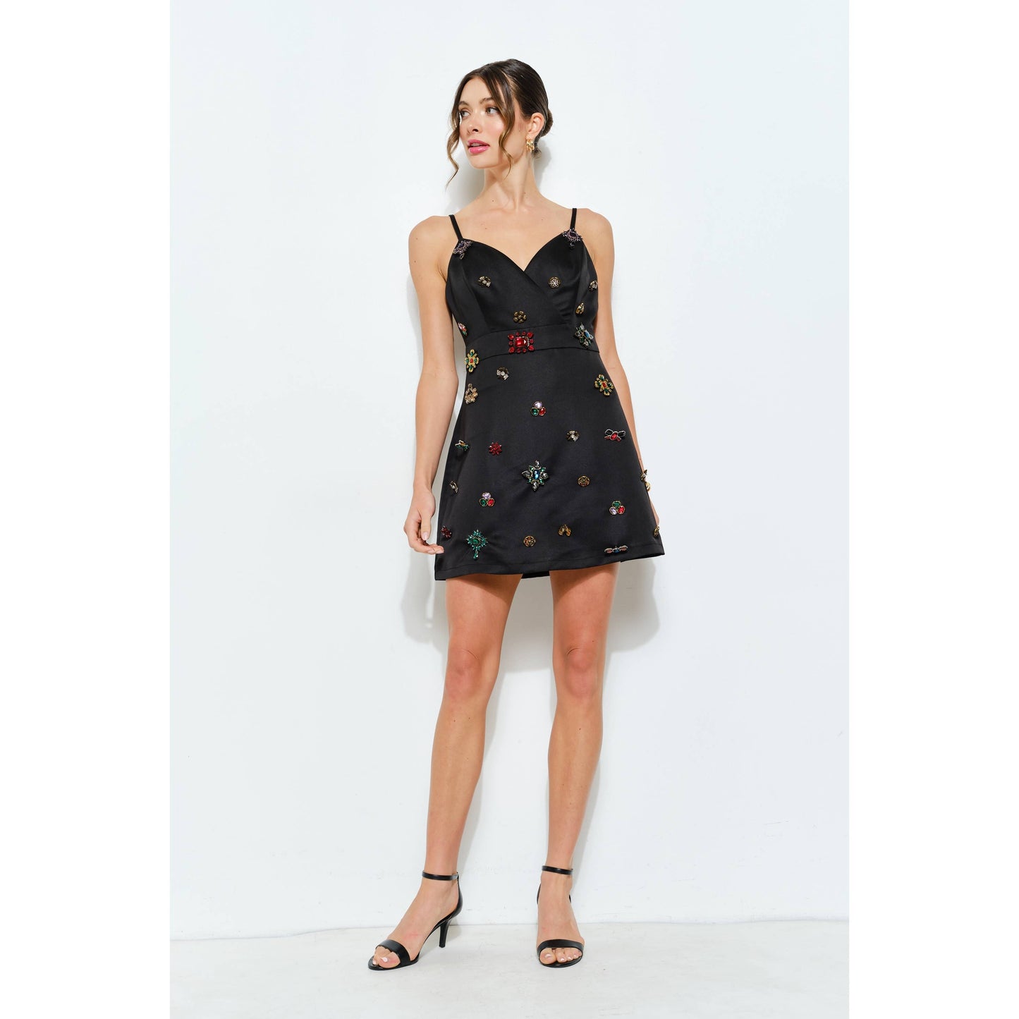 Adora Satin Mini Dress