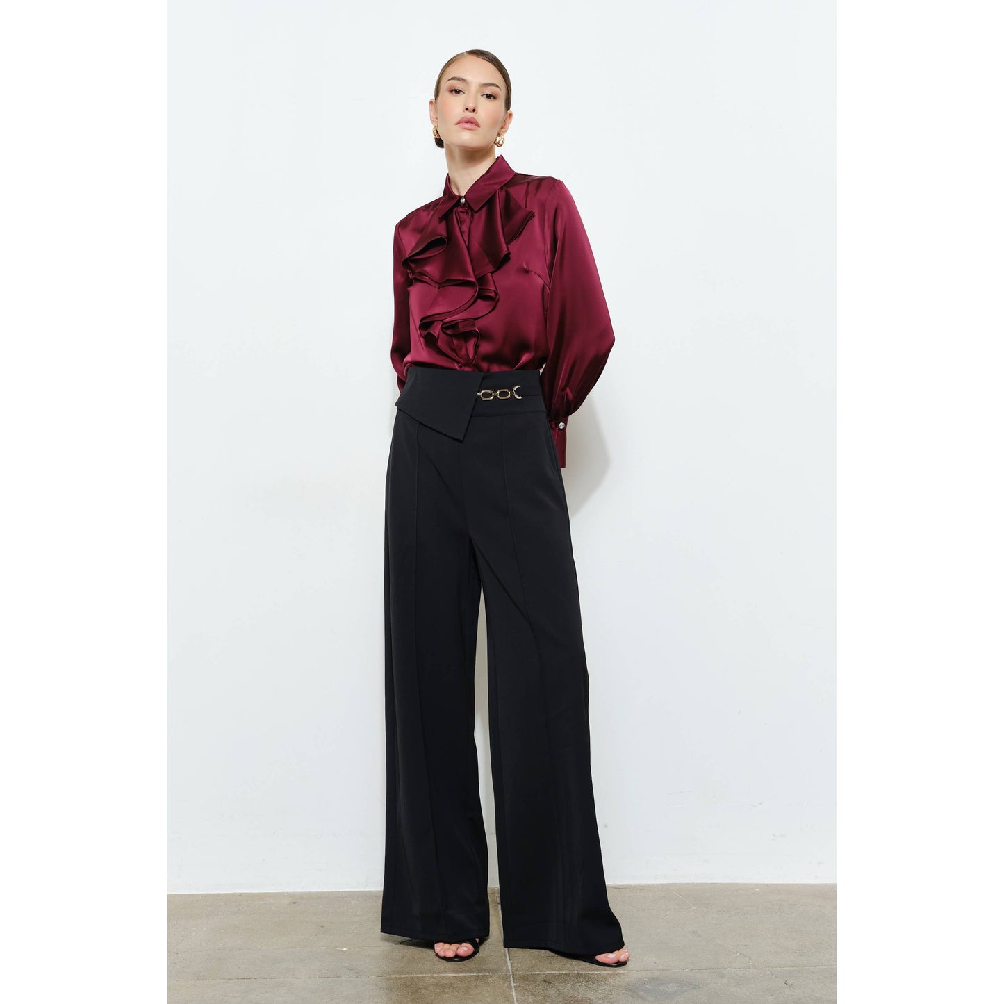 Satin Amelia  Blouse