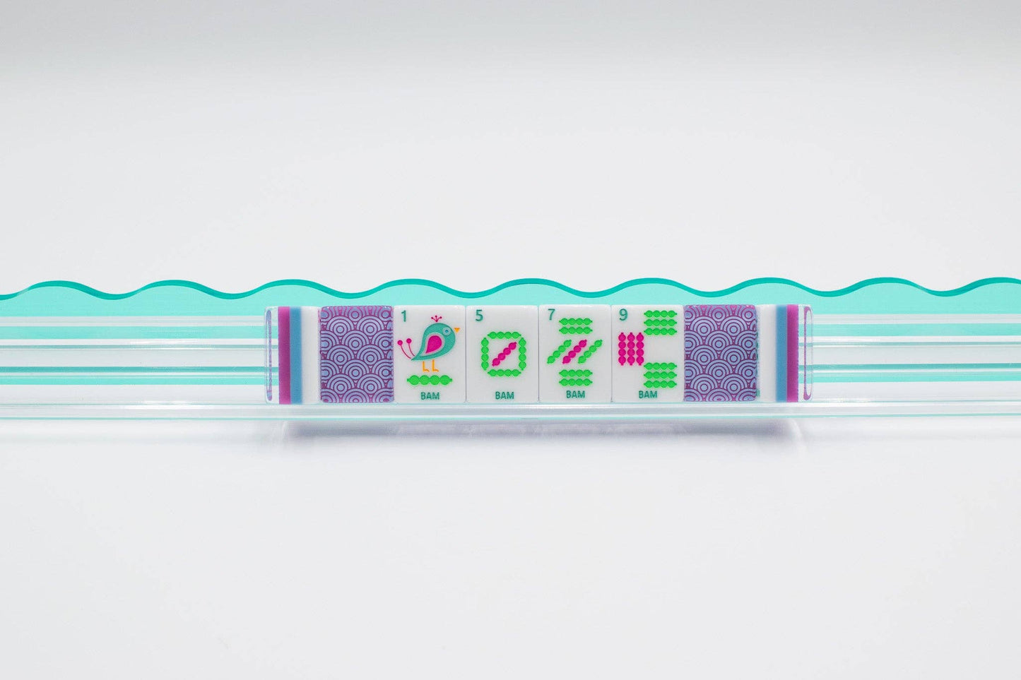 Crystal Confetti Purple | Mahjong with a Sprinkle of Color