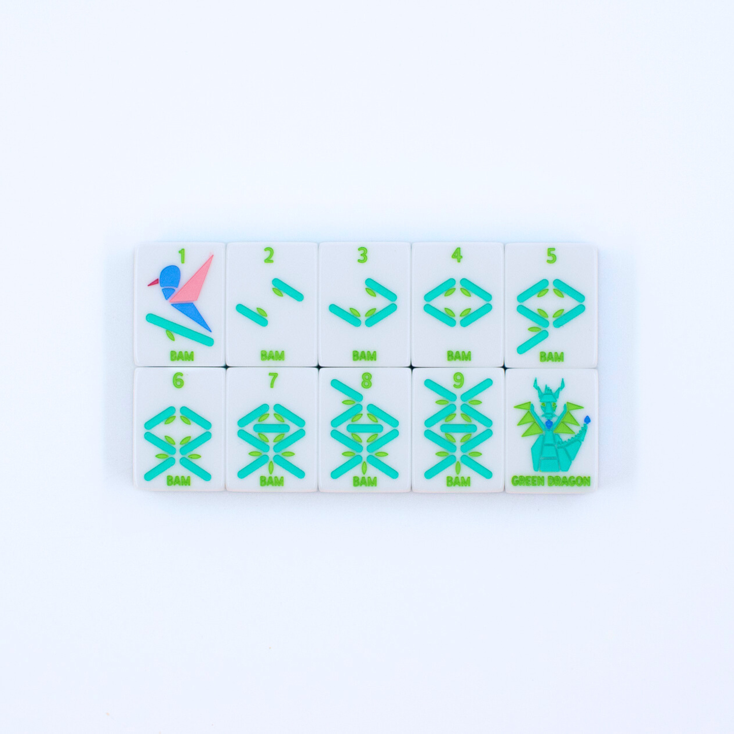 Crystal Prism Pink | Mahjong with Bold Angles and Vibrant Vibes | 1.25" x 0.9" x 0.7"