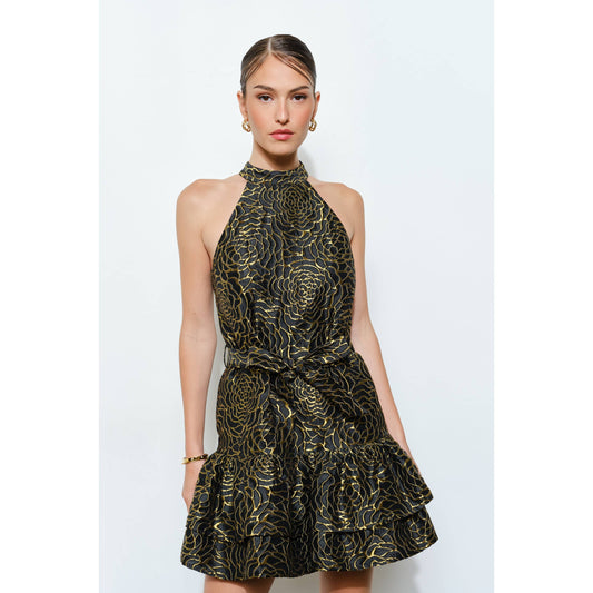 Metallic Mini Dress