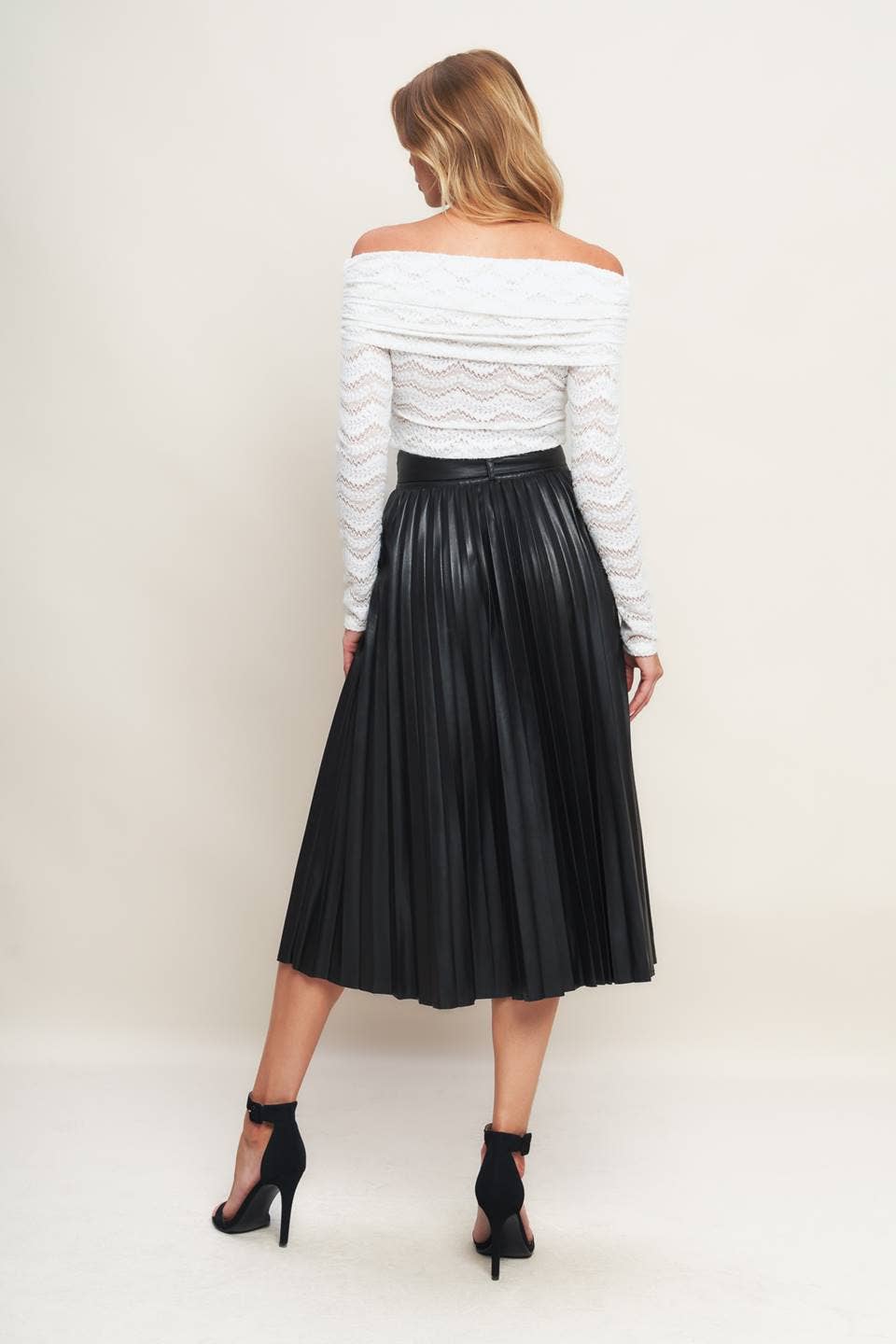 Estela Pleated Skirt