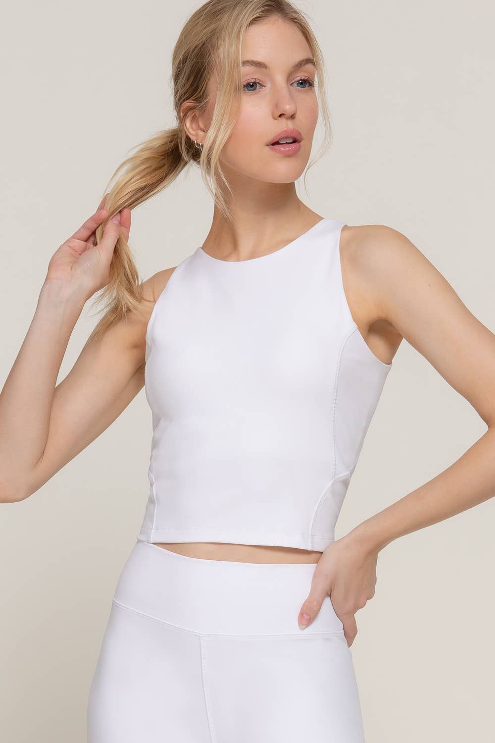 Halter Neck Workout Crop Top
