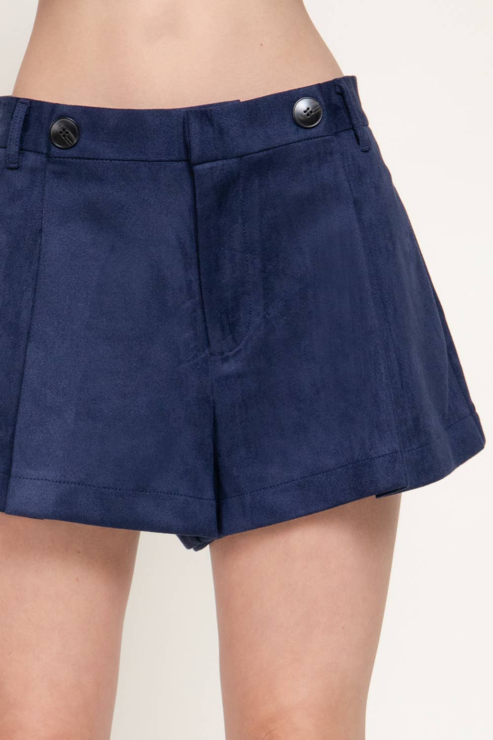 Suede Shorts