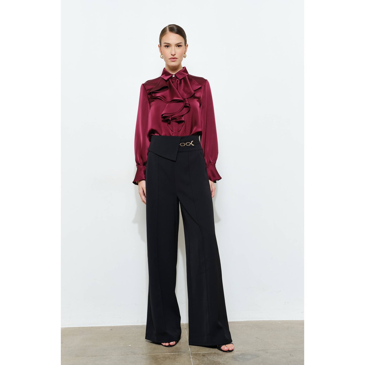 Satin Amelia  Blouse