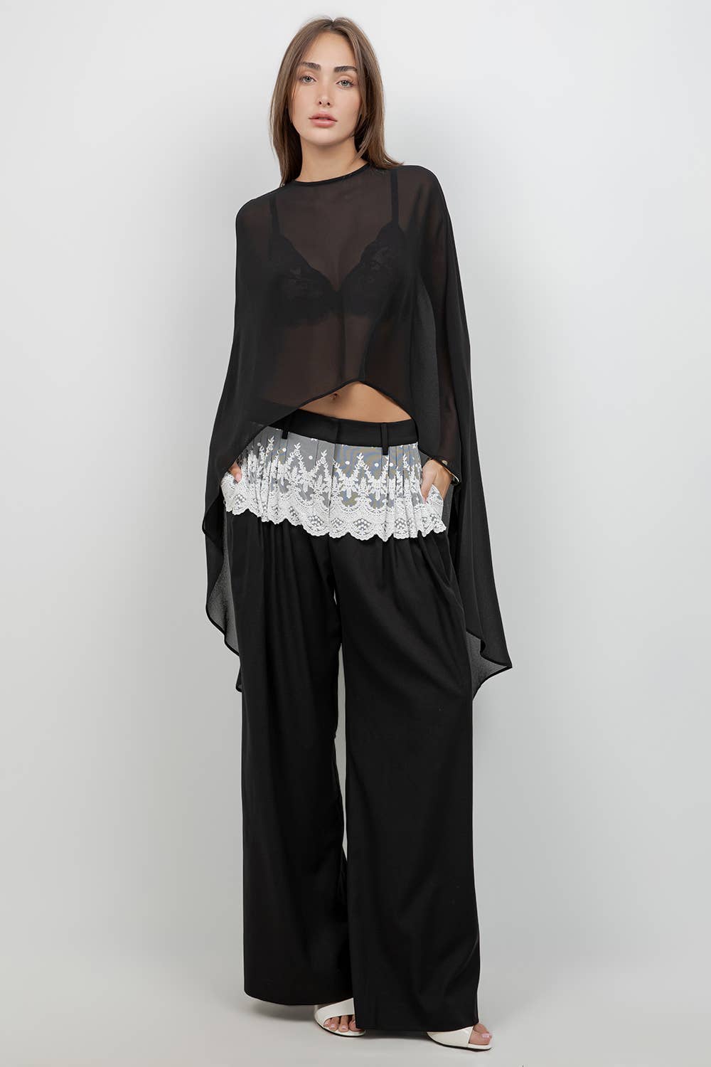SOFT WOVEN LAYER CAPE