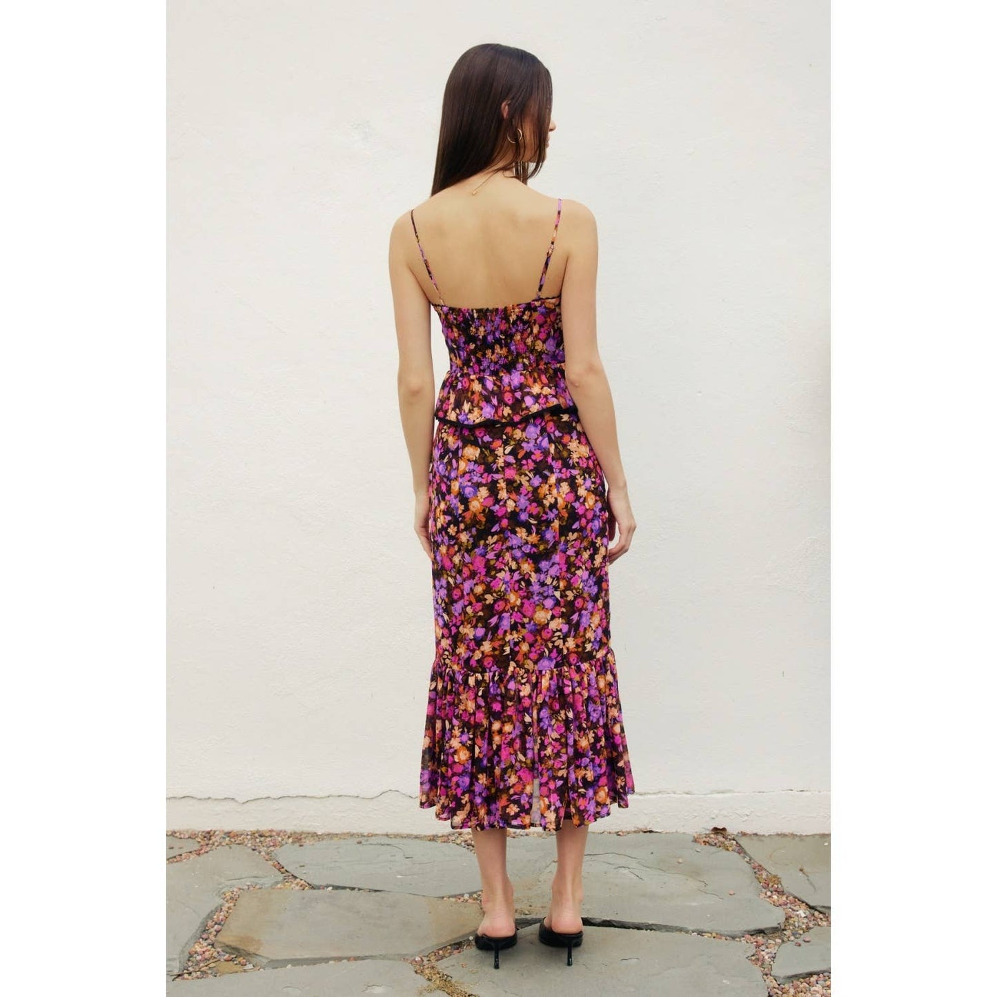 Welcome Fall Ruffled Dress