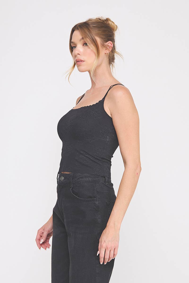 Lace Cami Black