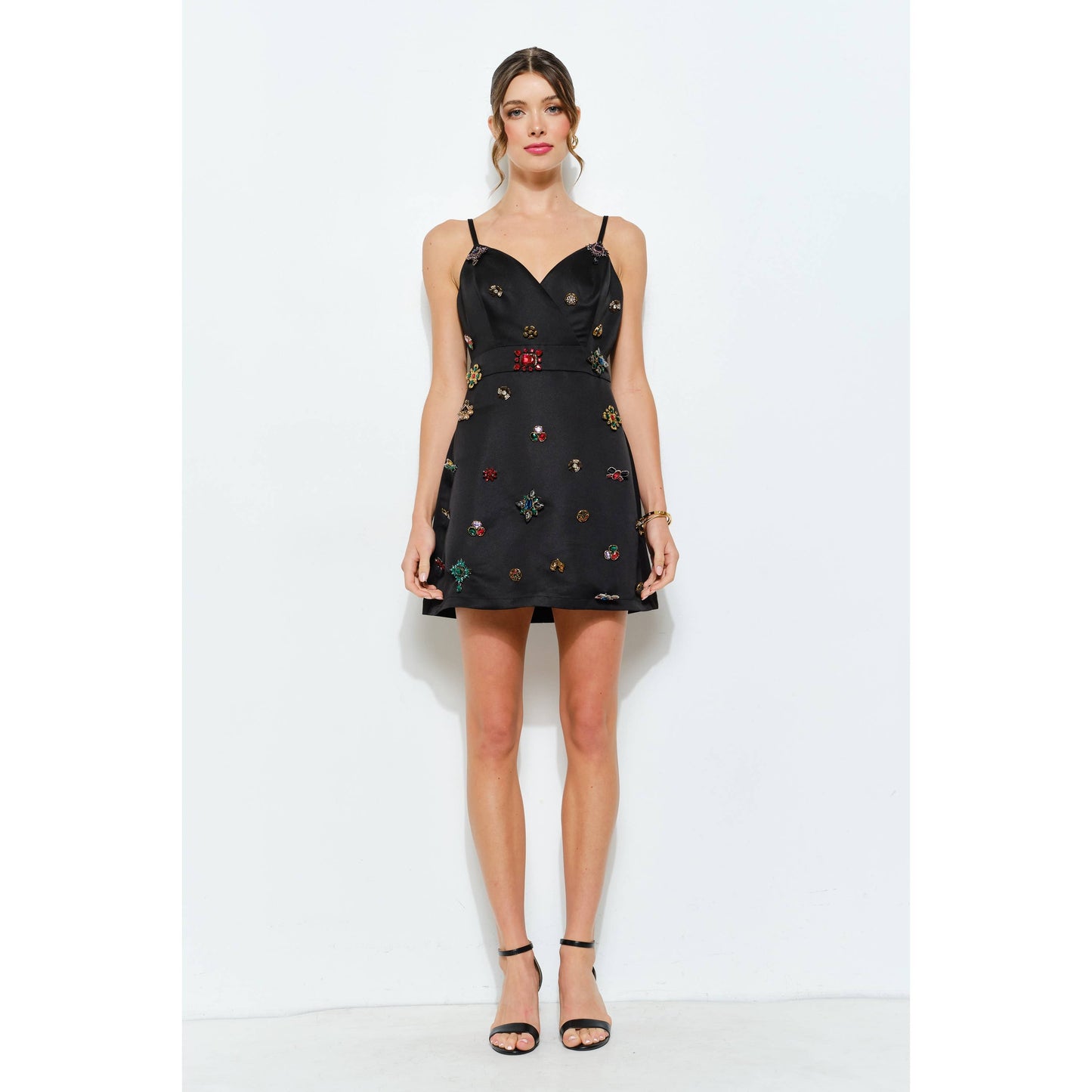 Adora Satin Mini Dress