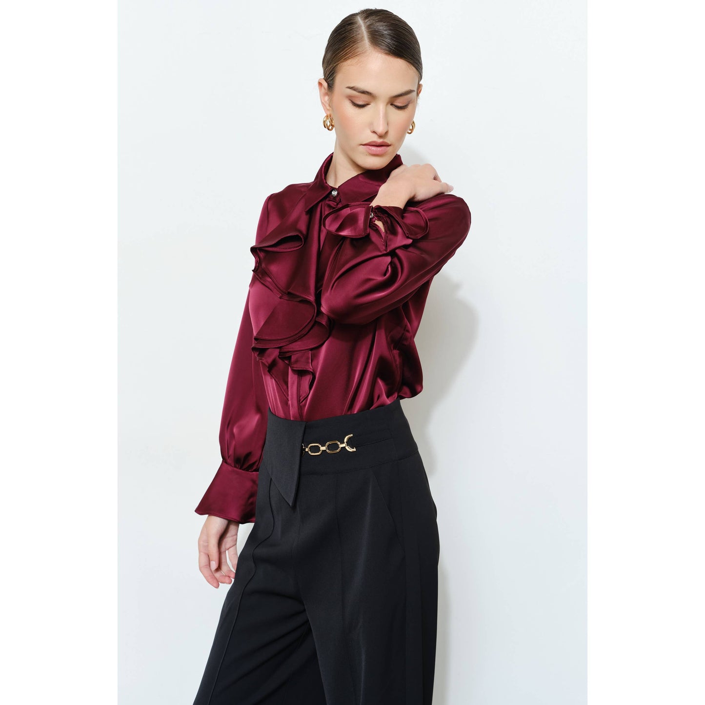 Satin Amelia  Blouse