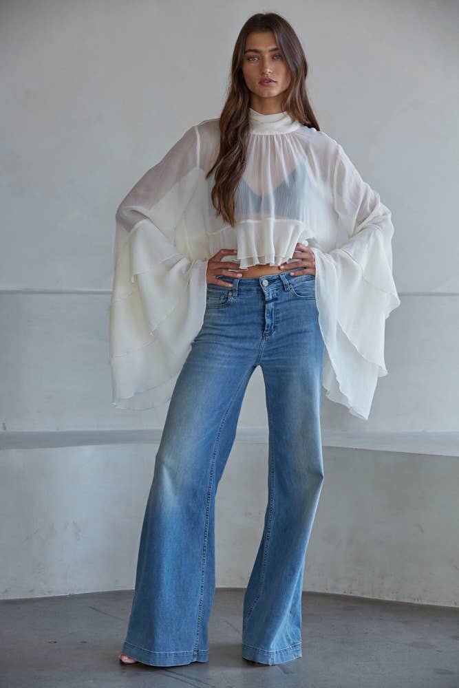 Becka Chiffon Top