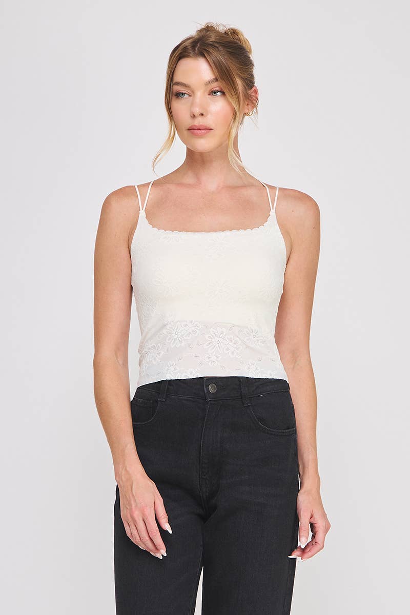 Lace Cami Black