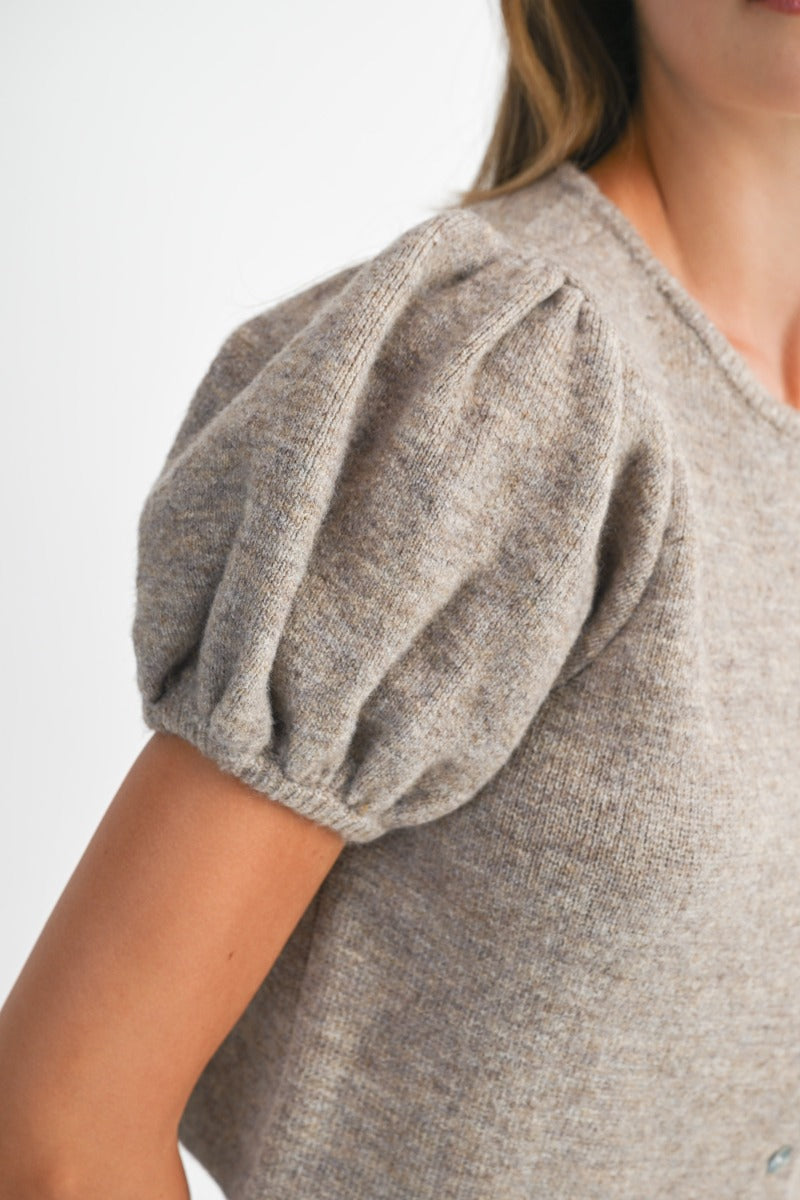 Puff sleeve Sweater