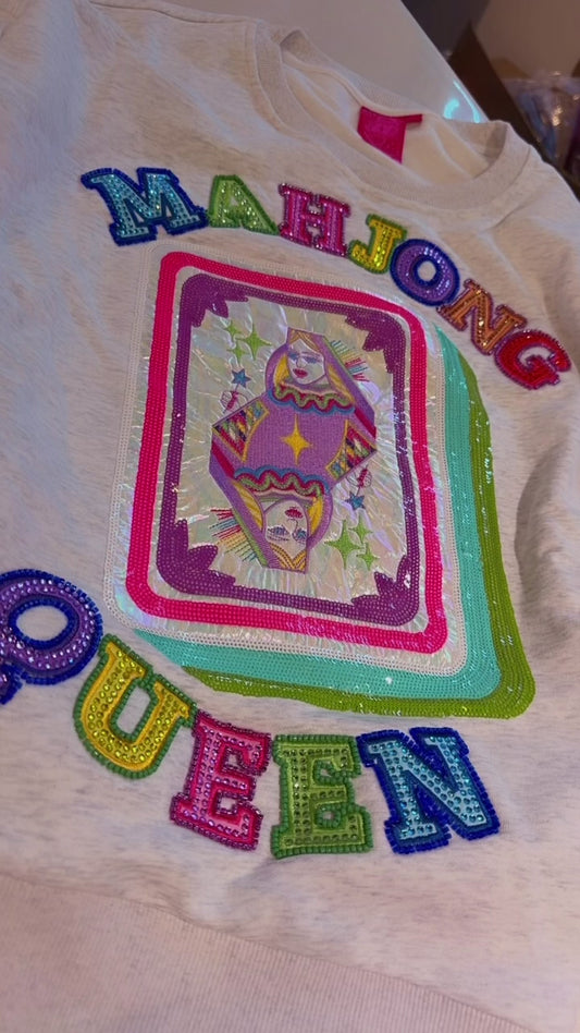 Queen of sparkles Mahjong Queen Sweatshirt